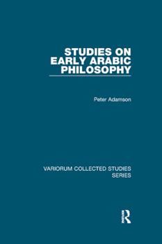 Paperback Studies on Early Arabic Philosophy Book