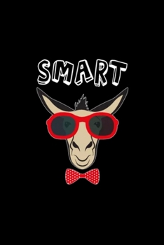 This funny little donkey is a real smart ass kind: Blank Lined Notebook Journal for Work, School, Office | 6x9 110 page
