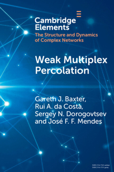 Paperback Weak Multiplex Percolation Book