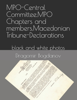 Paperback MPO and Macedonian Tribune-Declarations Book