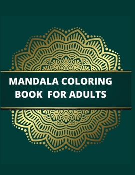 Paperback Mandala Coloring Book for Adults Book