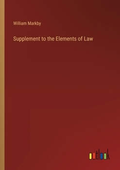 Paperback Supplement to the Elements of Law Book