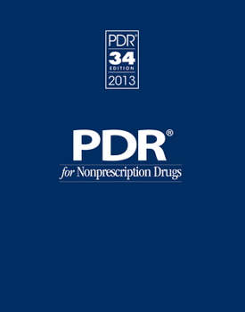 Hardcover PDR for Nonprescription Drugs 2013 Book
