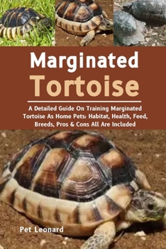 MARGINATED TORTOISE: A Detailed Guide On Training Marginated Tortoise As Home Pets: Habitat, Health, Feed, Breeds, Pros & Cons All Are Included