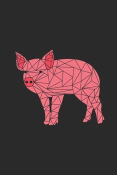 Paperback Pig Mosaic: Graph Paper Notebook (6" x 9" - 120 pages) Animal Mosaic Themed Notebook for Daily Journal, Diary, Gift Book