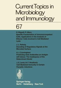 Paperback Current Topics in Microbiology and Immunology / Ergebnisse Der Microbiologie Und Immunitätsforschung Book