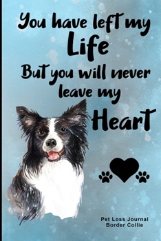 Pet Loss Journal Border Collie: Guided Prompt Keepsake Workbook