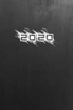 2020: Kalender. Organisiere und plane mit deinem Terminkalender 2020. Muster: Kreide