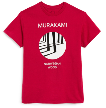 Murakami: Norwegian Wood (Noma Bar) Unisex T-Shirt Large