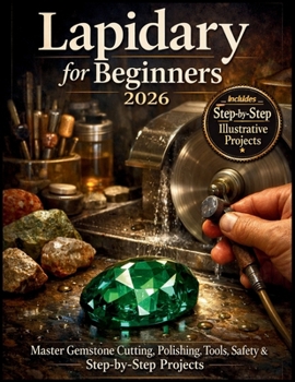Paperback Lapidary for Beginners 2026: Master Gemstone Cutting, Polishing, Tools, Safety & Step-by-Step Projects Book