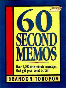 Hardcover 60 Second Memos Book