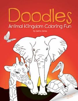 Paperback Doodles Animal Kingdom Coloring Fun Book