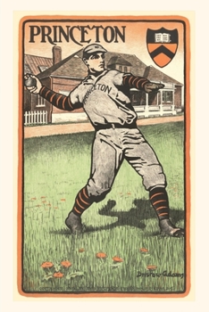 Paperback Vintage Journal Princeton Baseball Poster Book