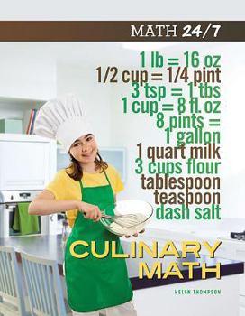 Library Binding Culinary Math Book
