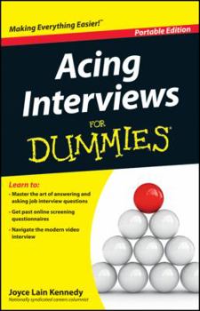 Paperback Acing Interviews for Dummies Book