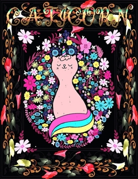 Paperback Caticorn: coloring book for girls Book