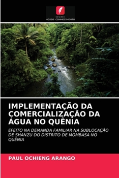 Paperback Implementação Da Comercialização Da Água No Quênia [Portuguese] Book