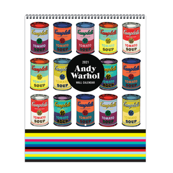 Calendar Andy Warhol 2021 Tiered Wall Calendar Book