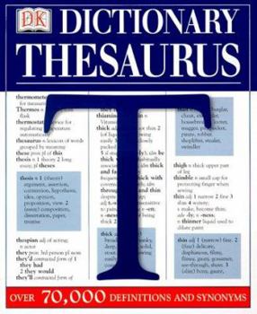 Paperback DK Dictionary/Thesaurus Book