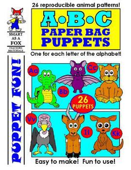 Paperback ABC Paper Bag Puppets Book