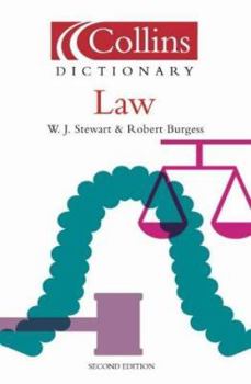 Paperback Collins Dictionary of Law Book