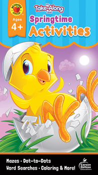 Paperback My Take-Along Tablet Springtime Activities, Ages 4 - 5 Book