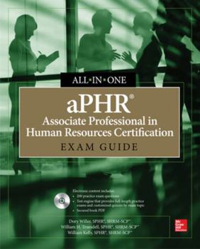 Paperback aPHR Associate Professional in Human Resources Certification All-In-One Exam Guide [With CDROM] Book