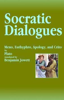 Paperback Socratic Dialogues: Meno, Euthyphro, Apology, and Crito Book
