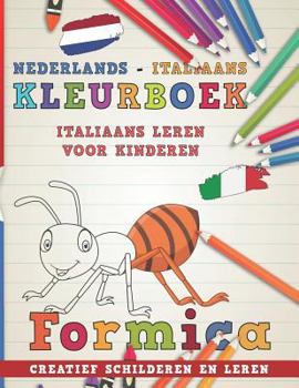 Paperback Kleurboek Nederlands - Italiaans I Italiaans Leren Voor Kinderen I Creatief Schilderen En Leren [Dutch] Book