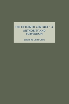 Hardcover The Fifteenth Century III: Authority and Subversion Book