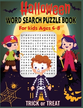 Halloween Word Search Puzzle Book for Kids Ages 4-8: 70 Halloween Word Search Puzzle Book for Kids Large Print with Solutions