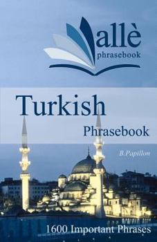 Paperback Turkish Phrasebook (allè phrasebook) Book
