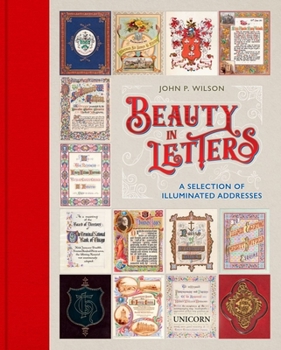 Hardcover Beauty in Letters: A Selection of Illuminated Addresses Book