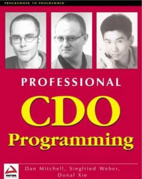 Paperback Professional CDO Programming Book