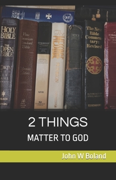 Paperback 2 Things: Matter to God Book