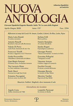 Nuova Antologia - A. CLV, N. 2294, Aprile-Giugno 2020: Rivista Di Lettere, Scienze Ed Arti. Serie Trimestrale Fondata Da Giovanni Spadolini