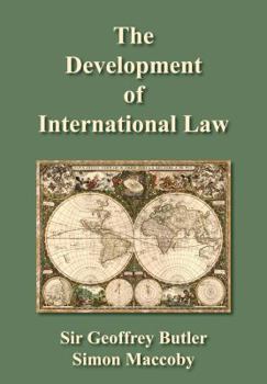 Hardcover The Development of International Law Book