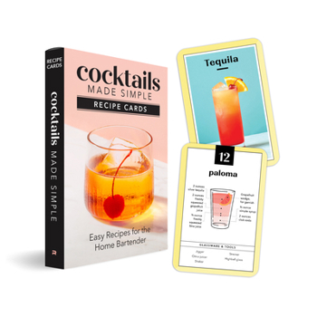 Misc. Cocktails Made Simple Recipe Cards: Easy Recipes for the Home Bartender Book