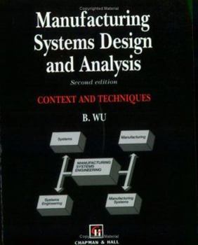 Paperback Manufacturing Systems Design and Analysis Book