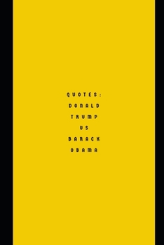Paperback Quotes: : Donald Trump Vs Barack Obama Book