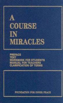 Hardcover A Course in Miracles: Combined Volume Book