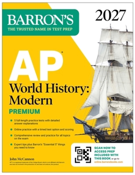 Paperback AP World History: Modern Premium, 2027: Prep Book with 5 Practice Tests + Comprehensive Review + Online Practice Book