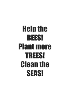 Bees! Trees! Seas!: Graph Paper Notebook 6x9 inches with 120 pages