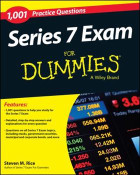 Paperback Series 7 Exam for Dummies: 1,001 Practice Questions Book