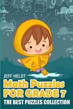 Paperback Math Puzzles For Grade 7: Sudoku Mine Puzzles - The Best Puzzles Collection Book