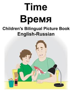 Paperback English-Russian Time Children's Bilingual Picture Book