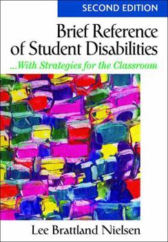Hardcover Brief Reference of Student Disabilities: ...With Strategies for the Classroom Book