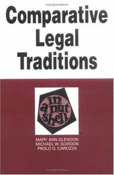 Paperback Comparative Legal Traditions Book