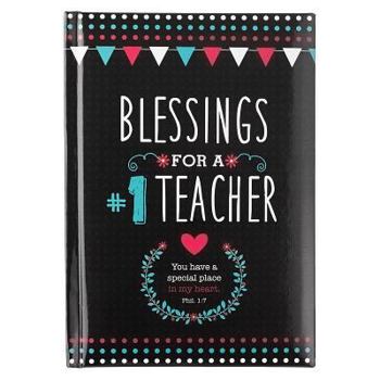 Hardcover Blessings for a #1 Teacher Book