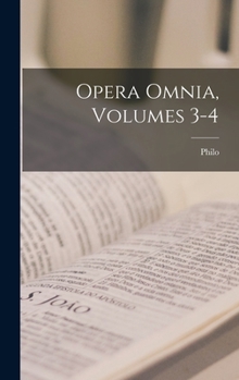 Hardcover Opera Omnia, Volumes 3-4 [German] Book